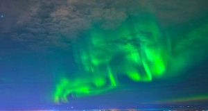 Polarlichter über Anchorage (c) Jody Overstreet