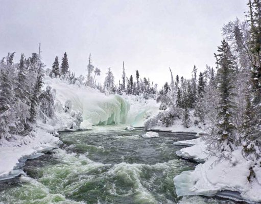 Nistowiak Falls (c) Tourism Saskatchewan & Andrew Hiltz