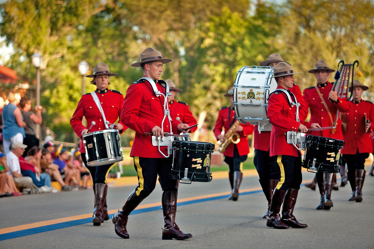 RCMP Sunset Retreat Ceremony (c) Tourism Saskatchewan/Greg Huszar Photography