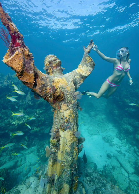 Christ of the Abyss (c) Stephen Frink/Florida Keys News Bureau