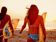 Florida: Dem Sonnenuntergang entgegen Sonnenuntergang Strand (c) Nicholas A Collura-Gehrt