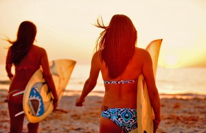 Florida: Dem Sonnenuntergang entgegen Sonnenuntergang Strand (c) Nicholas A Collura-Gehrt