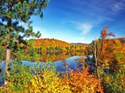 Farbenrausch beim Indian Summer in Québec Quebec (c) Tourisme Quebec / Gignac, Marcel