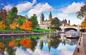 Lufthansa fliegt erstmals direkt nach Ottawa Rideau Canal in Ottawa (c) bfs / Brand Canada Library