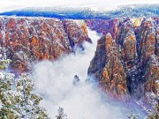 So schön ist der Winter in Colorado Black Canyon of the Gunnison NP (c) Colorado Office of Tourism