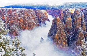 So schön ist der Winter in Colorado Black Canyon of the Gunnison NP (c) Colorado Office of Tourism