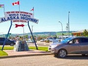 Der Alaska Highway wird 75 Alaska Highway (cc) Arthur T. LaBar;