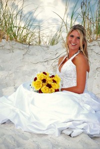 Beach Bride © EMERALD COAST CVB