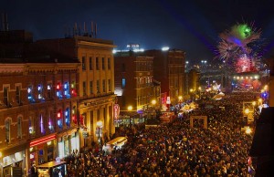 Größte Silvester-Party der Südstaaten in Nashville Nashville (c) Nashville Convention & Visitors Corporation.
