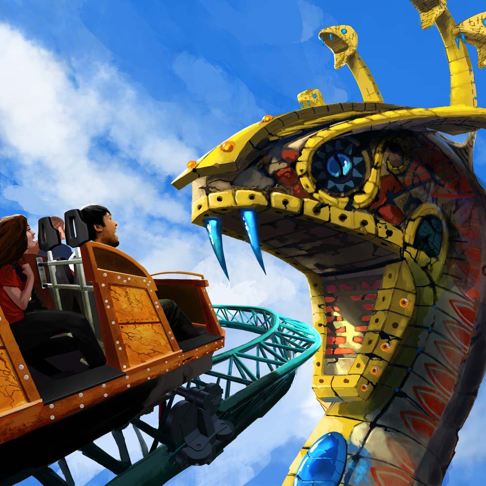 Cobra's Curse (c) SeaWorld Parks & Entertainment