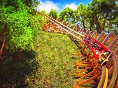 Schnellste Holzachterbahn im Themenpark Dollywood
