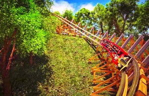 Schnellste Holzachterbahn im Themenpark Dollywood