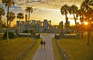 Georgia: Cumberland Island mit dem Fahrrad entdecken Dungeness Ruins - Cumberland Island © Georgia Department of Economic Development
