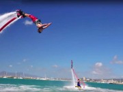 Abheben in Virginia Beach mit Flyboarding