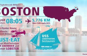 Erste Eurowings-Direktverbindung nach Boston gestartet