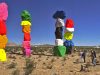 Neues Kunstobjekt in der Wüste von Nevada Seven Magic Mountains (c) Mark Damon/Las Vegas News Bureau