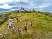 Bison Burger mit Auszeichnung im Wanuskewin Heritage Park Wanuskewin Heritage Park (c) Tourism Saskatoon /Nick Biblow