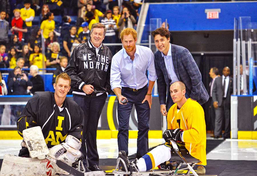 Prince Harry + JustinTrudeau (c) Invictus Games Toronto