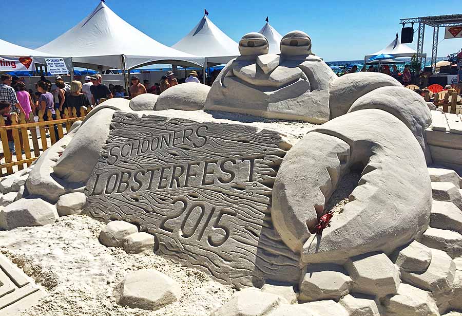 Lobster Festival and Tournament vom 12.-18. September 2016: Neben riesigen Sandskulpturen überzeugt die große Auswahl an Hummer-Gerichten. www.visitpanamacitybeach.de
