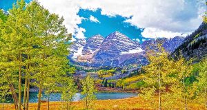 Ungewöhnliche Wege durch das herbstliche Colorado Maroon Bells im Herbst (c) Colorado Tourism Office