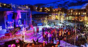 Audi FIS Ski World Cup findet wieder in Aspen Snowmass statt Bud-Light-Hi-Fi Concert (c) Aspen Skiing Company