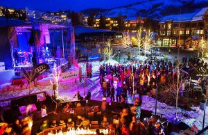 Audi FIS Ski World Cup findet wieder in Aspen Snowmass statt Bud-Light-Hi-Fi Concert (c) Aspen Skiing Company