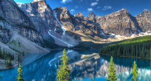 Banff/Alberta Top-Reiseziel von National Geographic Moraine Lake Banff (cc) David Grant