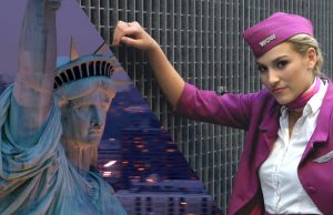WOW air Flugbegleiter stellen berühmte Filme in New York nach