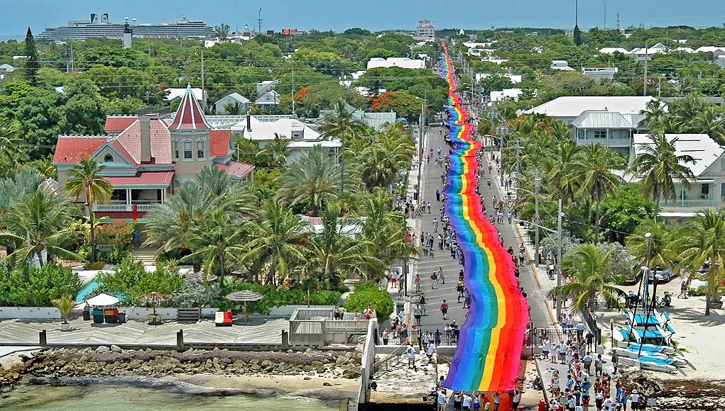 Key West Rainbow Flagge (c) Andy Newman / Florida Keys News Bureau