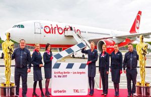 Airberlin startet mit neuer Langstrecke nach Los Angeles Erstflug Berlin-Los Angeles (c) airberlinErstflug Berlin-Los Angeles (c) airberlin