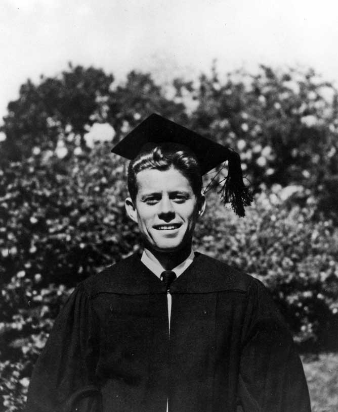 John F. Kennedy in Harvard (c) John F. Kennedy Library