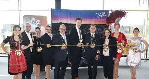 Las Vegas und Condor feiern Erstflug von München Erstflug München - Las Vegas (c) Condor