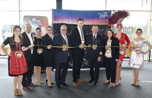 Las Vegas und Condor feiern Erstflug von München Erstflug München - Las Vegas (c) Condor