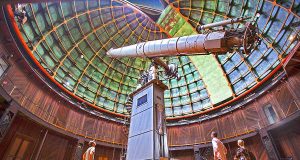 Der Exzentriker James Lick und seine Sternwarte hoch über San Jose Lick Observatory (c) Klein