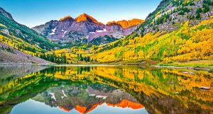 Fünf grandiose Fotomotive für den Sommerurlaub in Colorado Maroon Bells, Aspen (c) Colorado-Tourism-Office