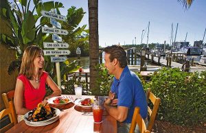 Unabhängigkeitstag in Florida Parrot Key Carribean Grill - VCB