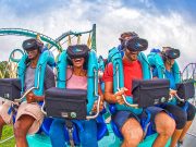 Unter Meeresungeheuern in SeaWorld Orlando Kraken Unleashed (c) Seaworld Orlando