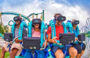 Unter Meeresungeheuern in SeaWorld Orlando Kraken Unleashed (c) Seaworld Orlando
