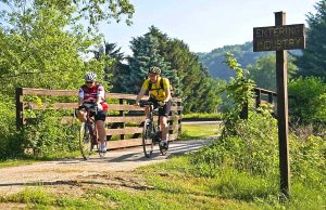 Zwischen Pittsburgh und Washington D.C. erleben Radler Natur und Geschichte Great Allgeheny Passage (c) Betsy Manderino