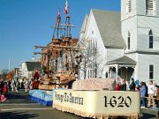 Auf den Spuren von Thanksgiving in Neuengland Thanksgiving-Parade in Plymouth (c) Discover New England