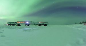 Churchill im Schein der Aurora Borealis
