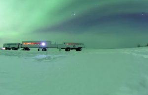 Churchill im Schein der Aurora Borealis