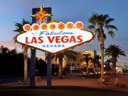 Wir fliegen auf Las Vegas Las Vegas Welcome Sign (c) LVCVA