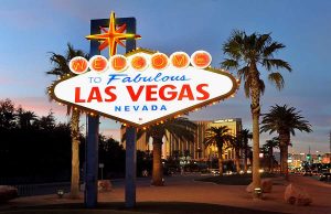 Wir fliegen auf Las Vegas Las Vegas Welcome Sign (c) LVCVA