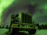 Nordlichtbeobachtungen in Fairbanks, Alaska