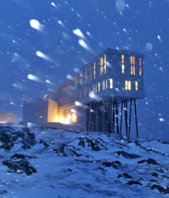 Besondere Winter-Erlebnisse am Ende der Welt im Fogo Island Inn Fogo Island Inn (c) Fogo Island Inn