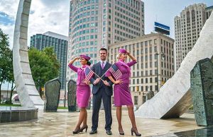 Mit WOW Air Nordamerika zum halben Preis entdecken WOWair Crew (c) WOW air