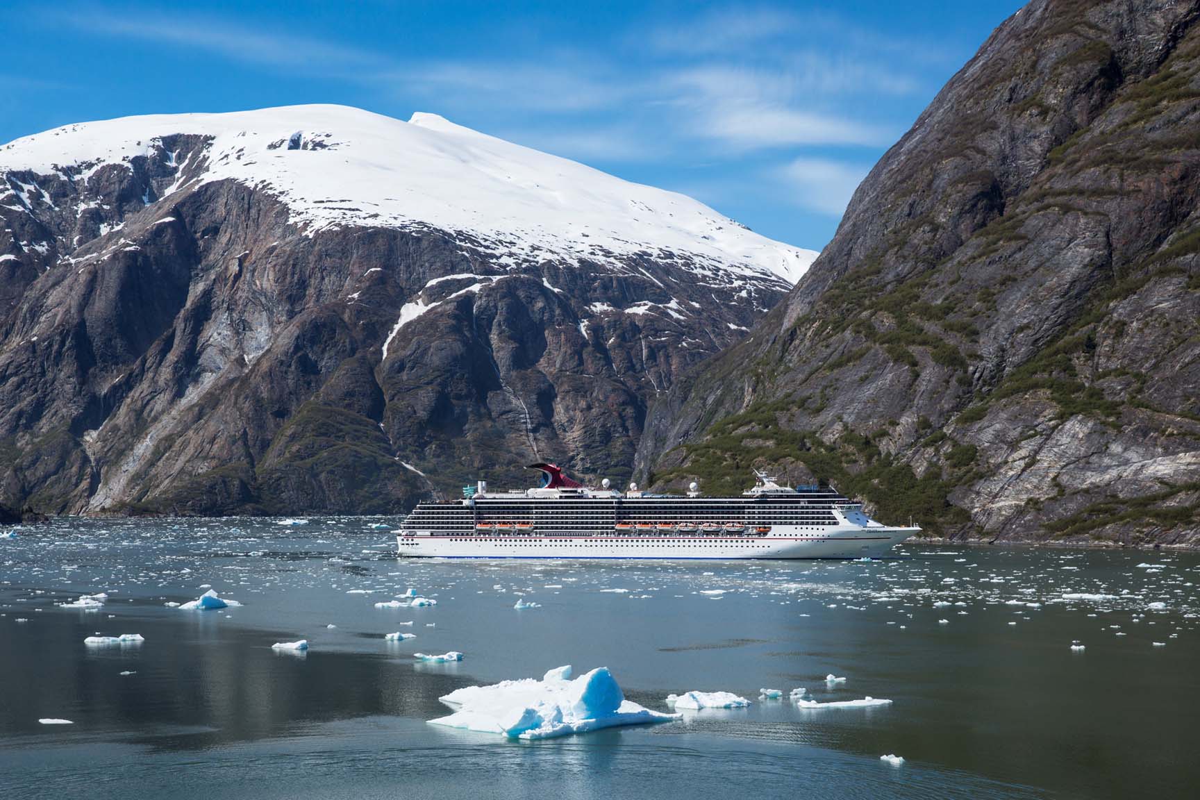 Carnival Miracle in Tracy Arm - Alaska