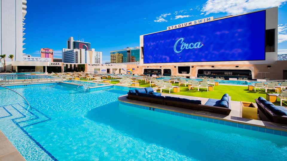 Stadium Swim at Circa Resort & Casino (c) LVCVA