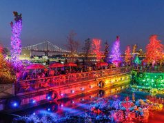 Philadelphias farbenfrohe Pop-up-Parks Spruce Street Harbor Park (c) Matt Stanley
